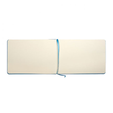 Скетчбук Art Creation, 21*15см, 80 л., 140г/м2, твердая синяя обложка, на резинке