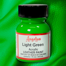 Краска по коже и ткани Angelus Leather 29,5 мл цвет 172 Light green