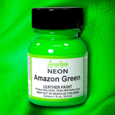 Краска по коже и ткани Angelus Leather 29,5 мл цвет 125 Amazon Green