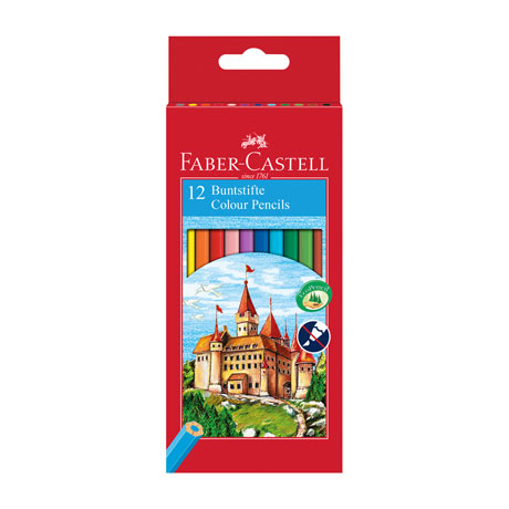 Цветные карандаши Faber-Castell ECO Замок 12 цветов
