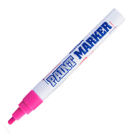 Маркер-краска MunHwa розовый, 4 мм, нитро-основа