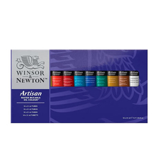 Набор водорастворимых масляных красок Winsor&Newton Artisan, туба, 10 цветов, 21 мл