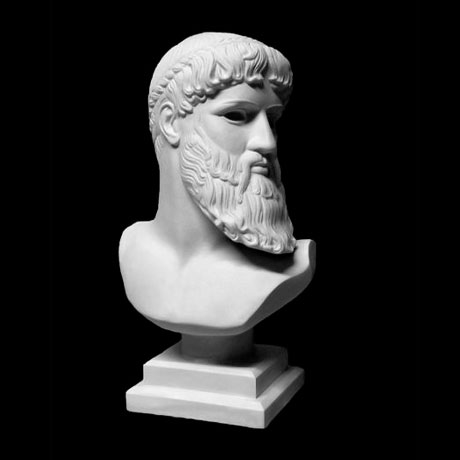 Гипсовая фигура бюст Зевса - Посейдона