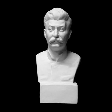 Гипсовая фигура бюст Сталина