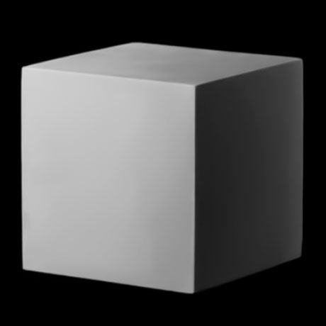 Гипсовая фигура куб (20 см)