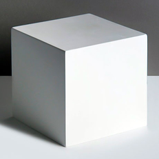 Гипсовая фигура куб (20 см)