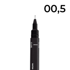 Линер UNI PIN, 0,05 мм, черный