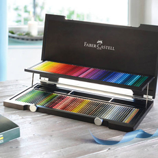Набор цветных карандашей Faber-Castell Polychromos, 120 цветов, деревянный пенал