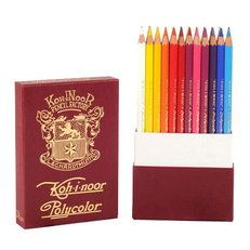 Набор цветных карандашей Koh-I-Noor Polycolor Retro 24 шт, пенал-премиум