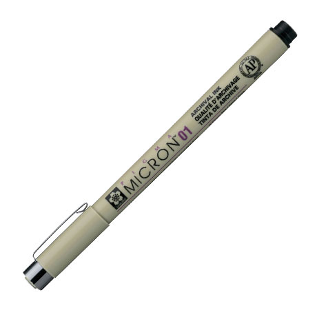 Ручка капиллярная Sakura "Pigma Micron" черная, 0,25 мм