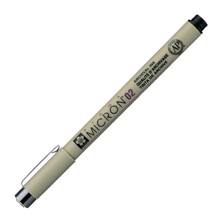 Ручка капиллярная Sakura "Pigma Micron" черная, 0,3 мм