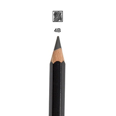 Карандаш чернографитный Jumbo KOH-I-NOOR, 4B, диаметр грифеля 10 мм
