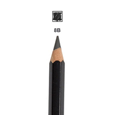 Карандаш чернографитный Jumbo KOH-I-NOOR, 8B, диаметр грифеля 10 мм