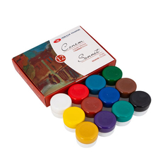 Набор гуашевых красок Сонет, 12 цветов по 20 мл, картонная упаковка