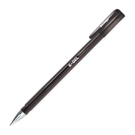 Ручка гелевая Berlingo "X-Gel", черная, 0,5мм