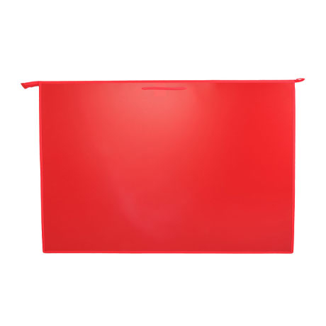 Папка пластиковая, А1, на молнии, 1 отделение, красная