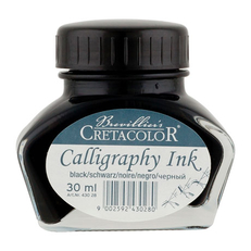 Чернила для каллиграфии черные, 30 мл Cretacolor в стеклянной банке CC430 28