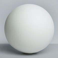 Геометрическая фигура шар из гипса 20 см