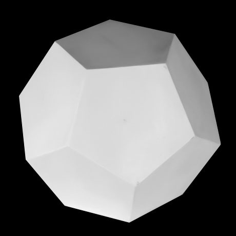 Фигура из гипса геометрическая Додекаэдр 15 см, Экорше за 460.00 руб.