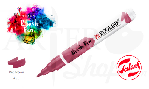 Акварельный маркер ECOLINE Brush Pen красно-коричневый 422