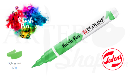 Акварельный маркер ECOLINE Brush Pen зеленый светлый 601
