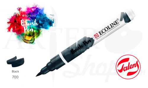 Акварельный маркер ECOLINE Brush Pen черный 700