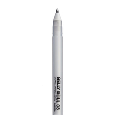 Ручка художественная Gelly Roll Белая 0.8 мм