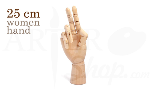 Манекен рука женская правая 25 см DK16604