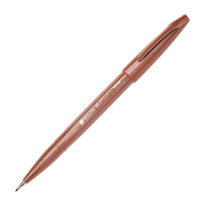 Ручка кисточка Brush Sign Pen Цвет коричневый SES15C-E