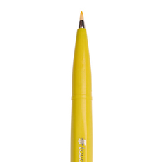 Ручка кисточка Brush Sign Pen Цвет желтый SES15C-G