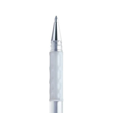 Ручка гелевая Hybrid Roller, белый стержень, 0,4-0,8 мм