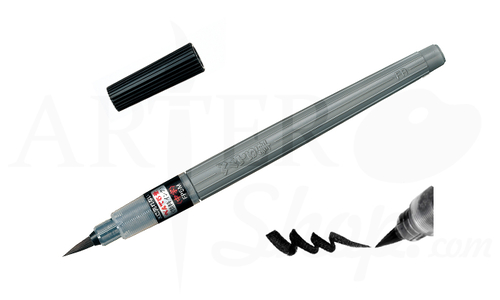 Маркер кисть Pentel Brush Pen XFP5M черный средний