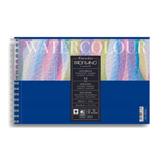 Альбом на спирали Fabriano Watercolour Fin 300 г, 12л, 13,5*21 см