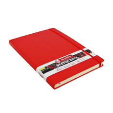 Скетчбук Art Creation 140г, 21*29.7 см, 80л твердая обложка, красная