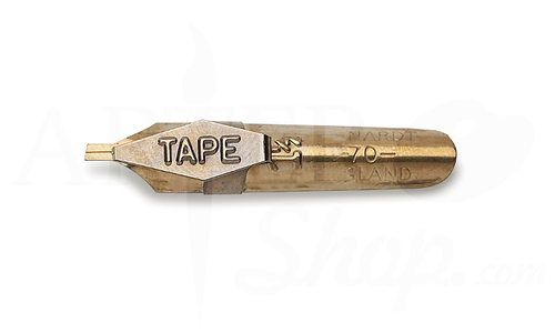 Перо ширококонечное, скошенное Leonardt Tape 70 1.5 мм бронзовое покрытие