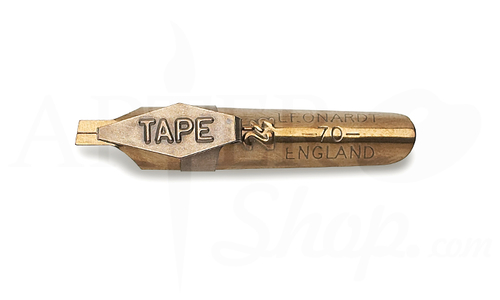 Перо ширококонечное, скошенное Leonardt Tape 70 2.5 мм бронзовое покрытие