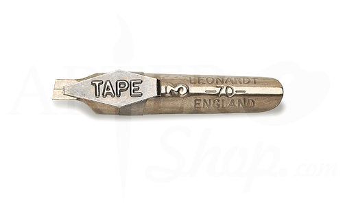 Перо ширококонечное, скошенное Leonardt Tape 70 3 мм бронзовое покрытие