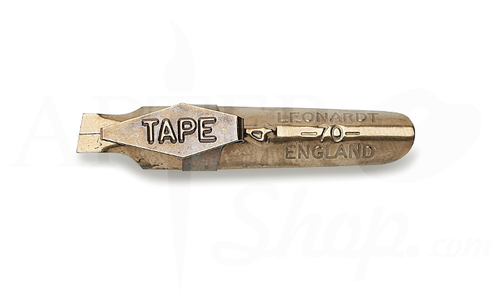 Перо ширококонечное, скошенное Leonardt Tape 70 4 мм бронзовое покрытие