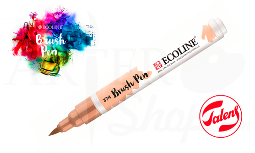 Акварельный маркер ECOLINE Brush Pen 374 бежево-розовый