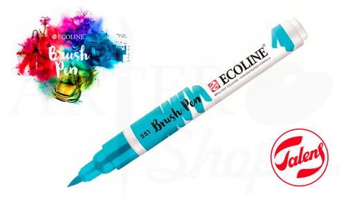 Акварельный маркер ECOLINE Brush Pen 551 небесно-голубой