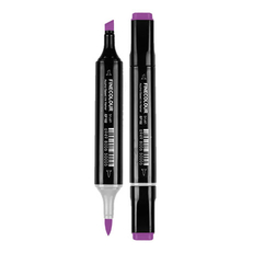 Маркер Finecolour Brush спиртовой, двусторонний 117 фиолетовый глубокий V117