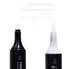 Маркер Finecolour Brush спиртовой, двусторонний 250 BCDS серый №2 BSDSG250