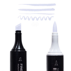 Маркер Finecolour Brush спиртовой, двусторонний 290 светлая гортензия B290