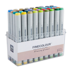 Набор спиртовых маркеров Finecolour Sketch marker 36 цветов в пенале
