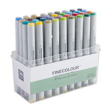 Набор спиртовых маркеров Finecolour Junior 36 цветов в пенале