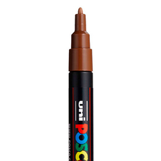 Маркер POSCA PC-3M, коричневый, 0.9 - 1.3 мм, пуля