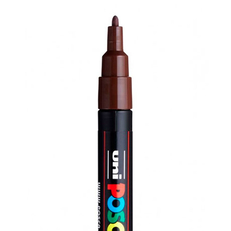 Маркер POSCA PC-3M, тёмно-коричневый, 0.9 - 1.3 мм, пуля