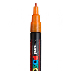 Маркер POSCA PC-3ML, оранжевый с блёстками, 0.9 - 1.3 мм, пуля