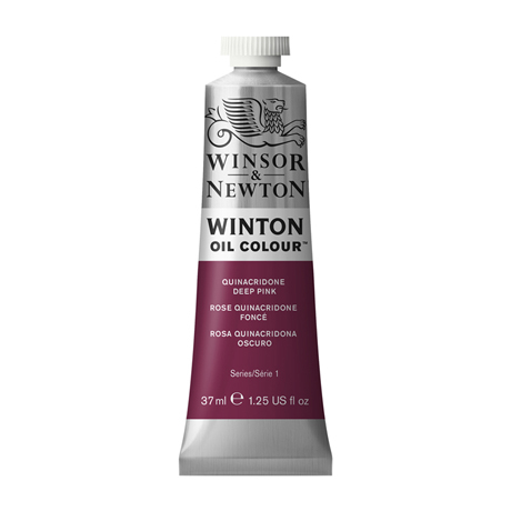 Краска масляная художественная W&N "Winton", 37мл, туба, хинакридон темно-розовый