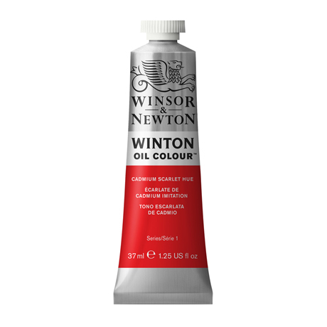 Краска масляная художественная W&N "Winton", 37мл, туба, кадмий алый